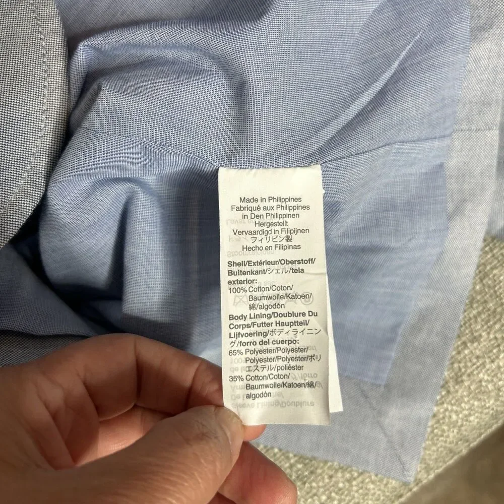 J Crew Boys Dress Suit Set Thompson Style Light Blue Size 6/7